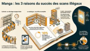 Manga: les raisons du succès des scans illégaux